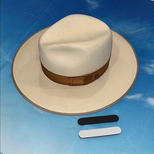 Stetson Cream TRI-CITY STRAW HAT size Large
